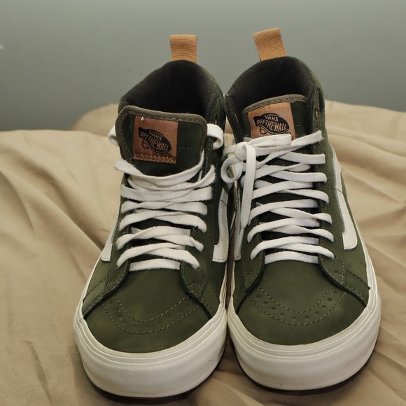 Vans Sk8 Hi MTE Waterproof Insulated Sneakers Green Men 6.5 Women 8 - Picture 7 of 12